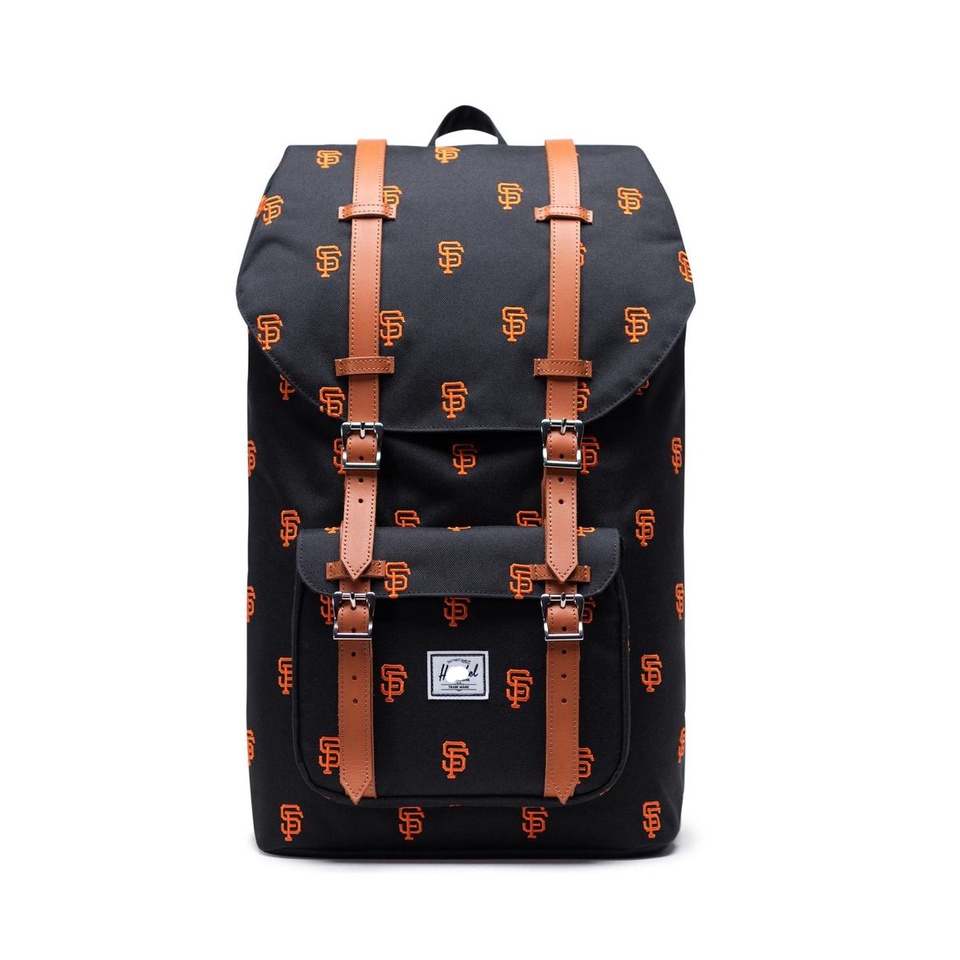 Balo H.schel X MLB SF backpack. Mẫu unisex phù hợp cho cả nam và nữ. Chất liệu canvas dày dặn. Phối da thật cực chất.