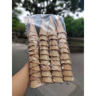 Vỏ kem ốc quế giòn - bánh ốc quế cực ngon