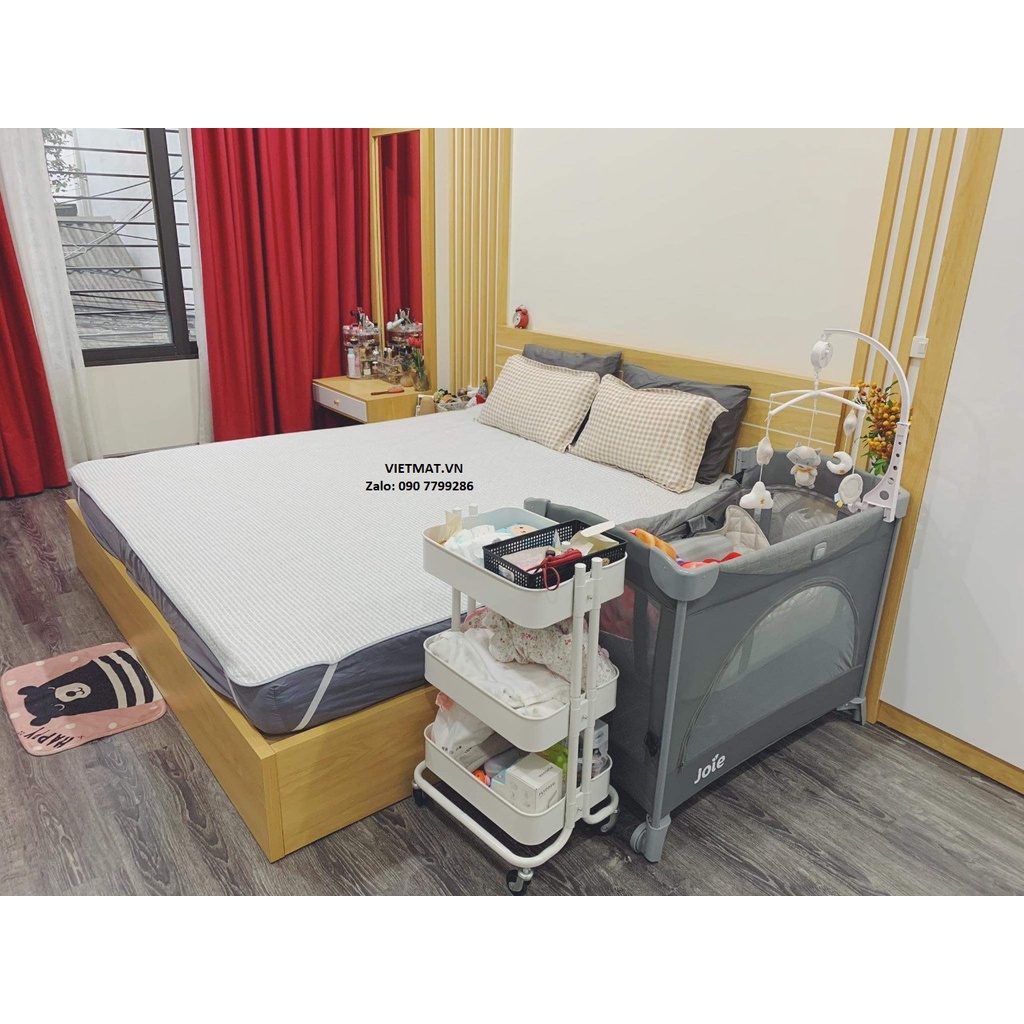 Tấm lót chống thấm tuyệt đối Organic TILO trải giường, thoáng mát, không nóng bí, giặt máy lâu bền