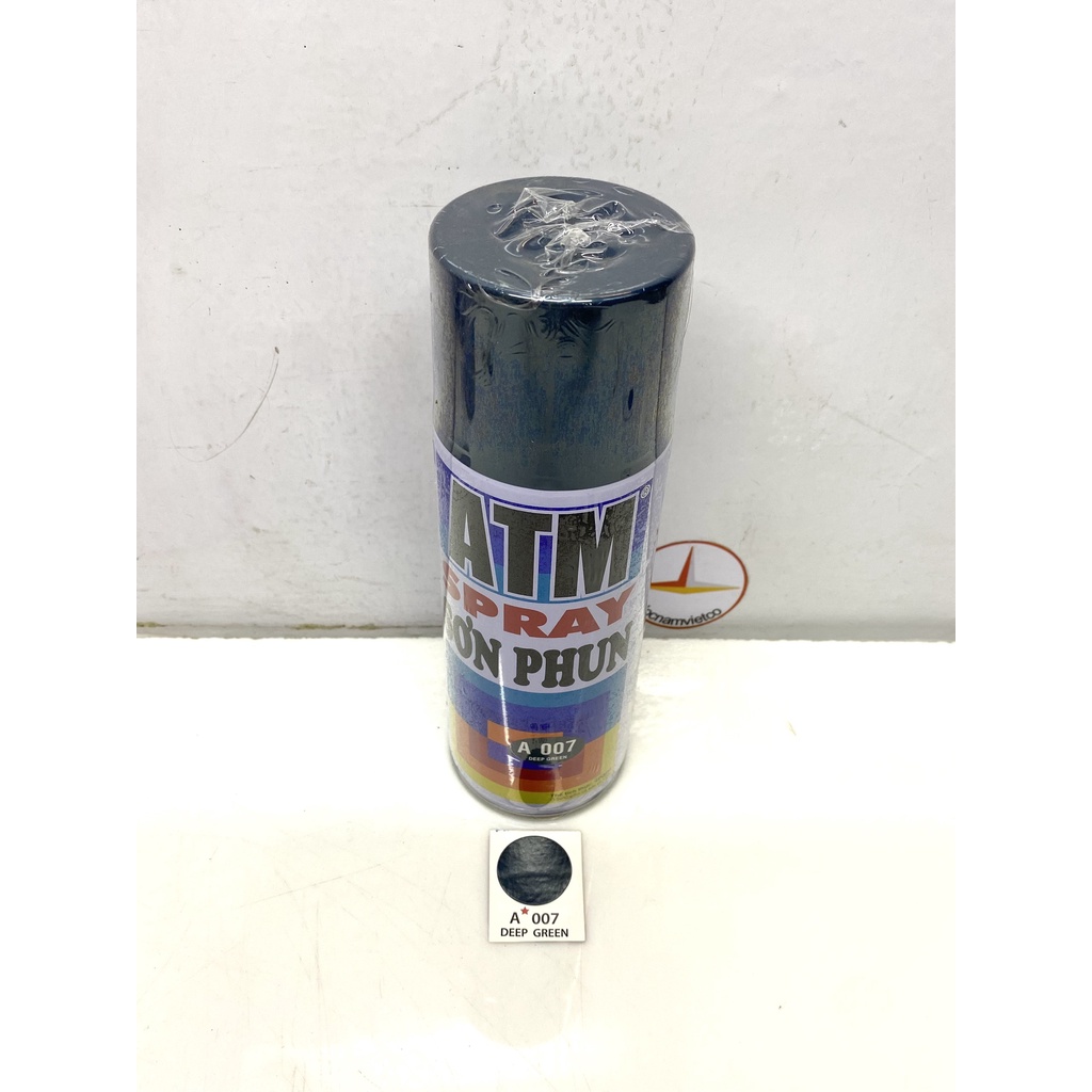 Sơn xịt xe máy ATM A007 màu xanh đen