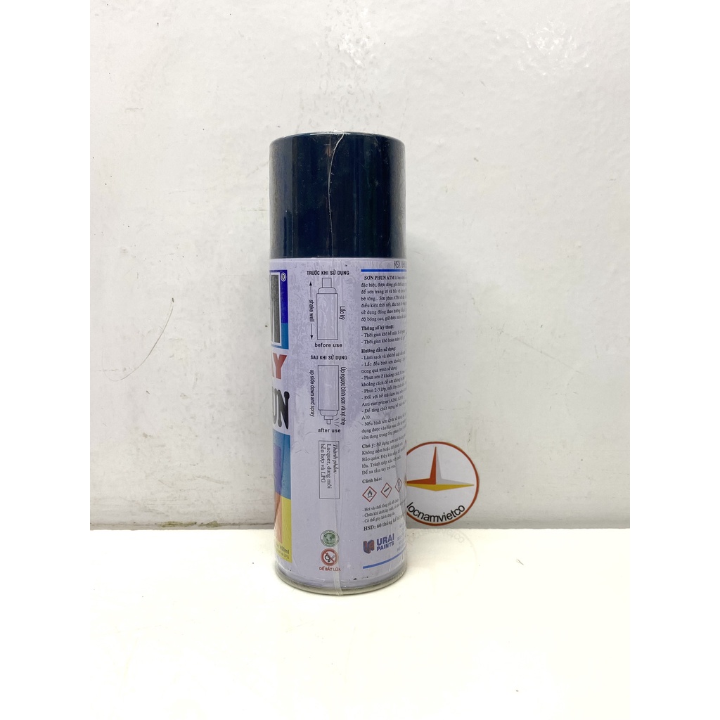 Sơn xịt xe máy ATM A007 màu xanh đen