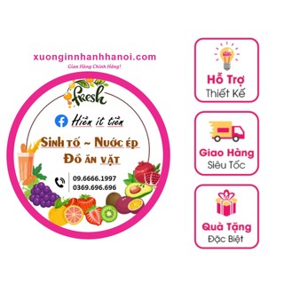 In Tem nhãn Decal theo yêu cầu