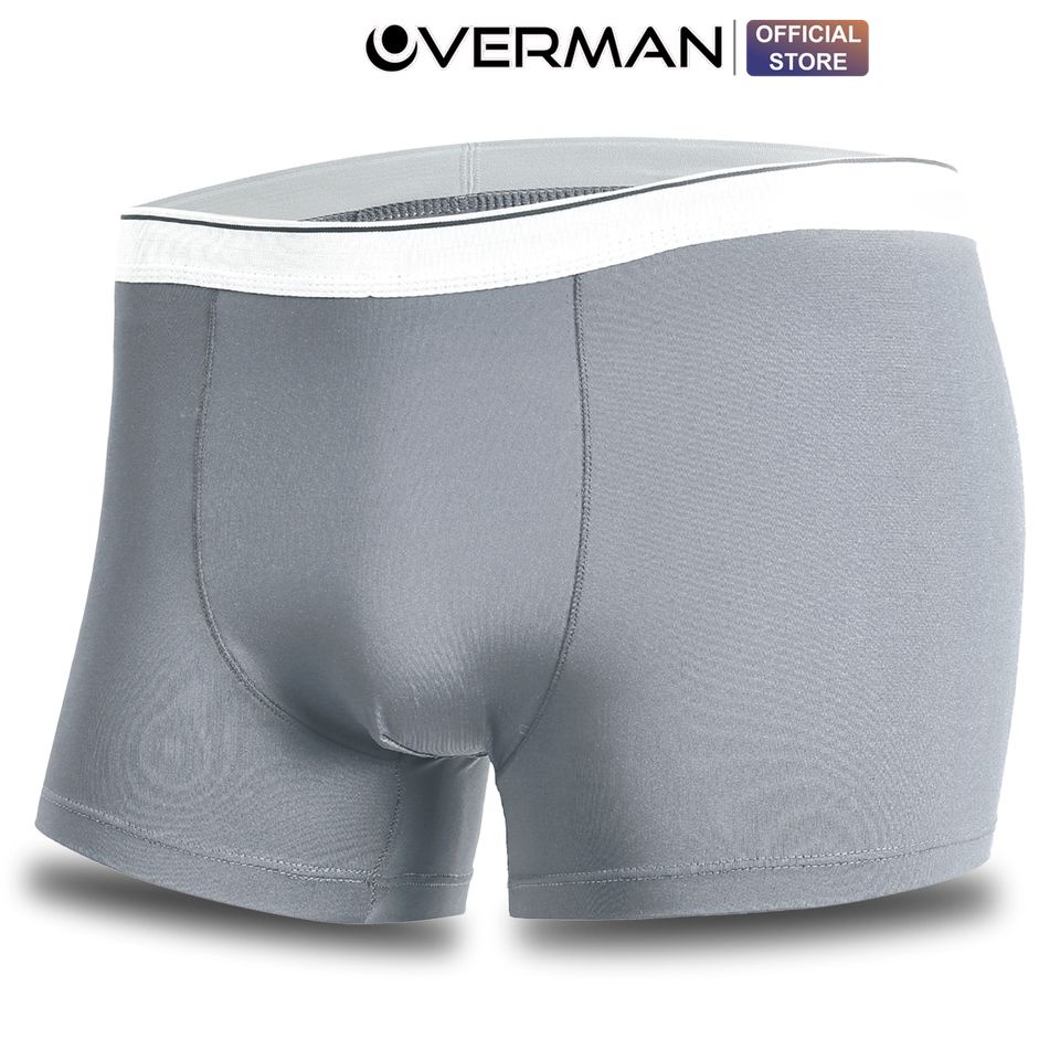 Quần sịp nam boxer thun lạnh hàng Nhật cao cấp, co dãn 4 chiều và kháng khuẩn SDN01 - OVERMAN