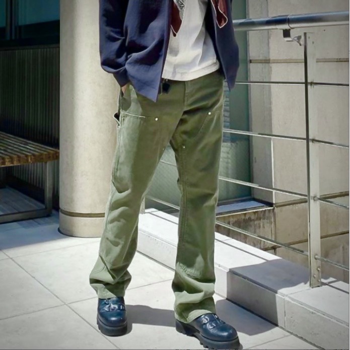 Quần cargo pants nam ống rộng hiphop, quần kaki suông đính nút Zinti QD46