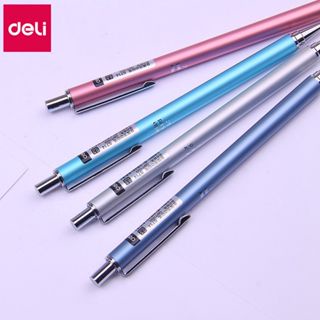 Bút chì kim 0.5mm, 0.7mm deli, U999 - 1 cái bút chì bấm văn phòng cao cấp - HIKOMA STORE