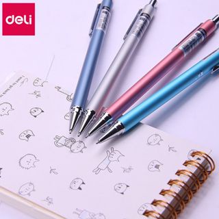 Bút chì kim 0.5mm, 0.7mm deli, U999 - 1 cái bút chì bấm văn phòng cao cấp - HIKOMA STORE