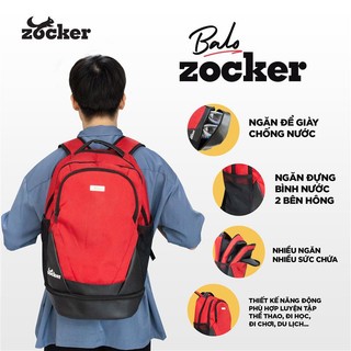 Balo Zocker Nhiều Ngăn Đa Năng