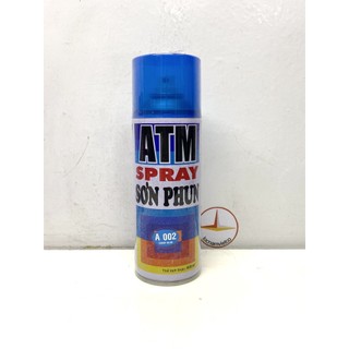 Sơn xịt xe máy ATM A002 màu xanh candy