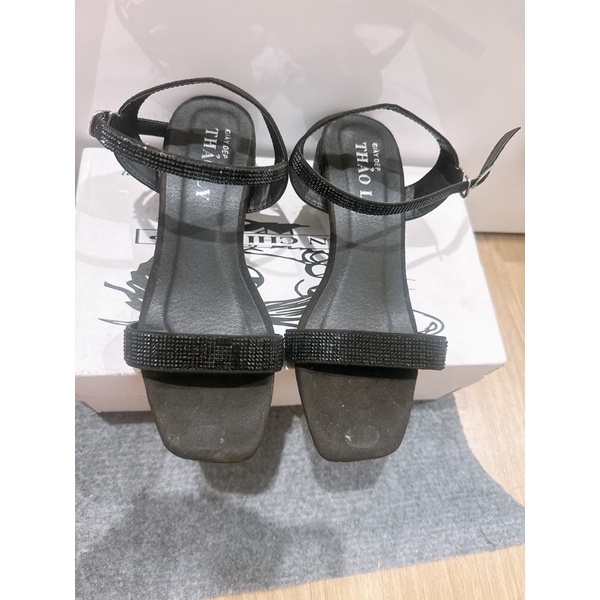 GIÀY SANDAL NỮ ĐÁ GÓT 2-5P THANH LÝ SIZE 36