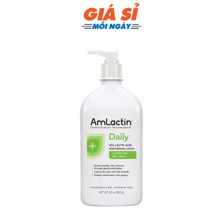 Sữa Dưỡng Thể Amlactin Moisturizing Body Lotion- Mỹ DATE (8/23) (chai)