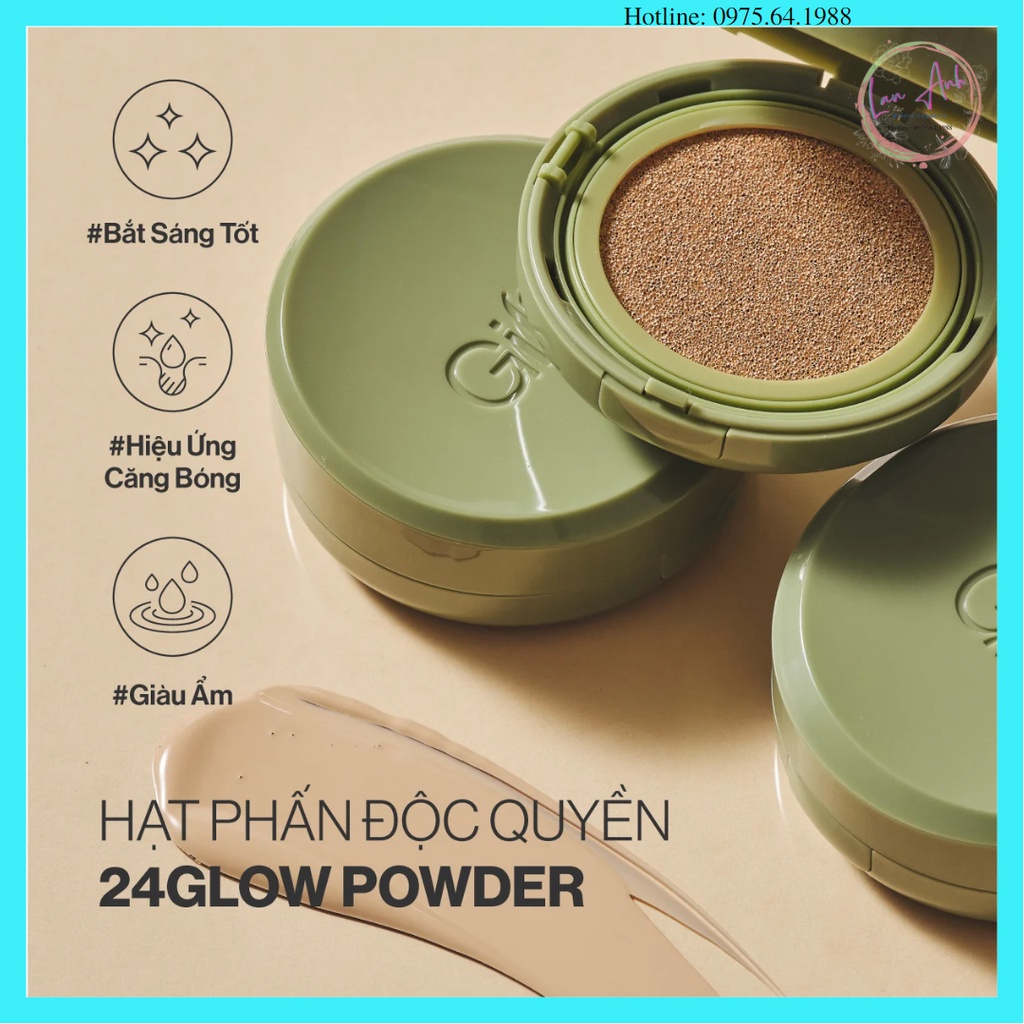 Phấn Nước Căng Bóng GILAA Vegan Super Glow Cushion SPF50+/PA++++