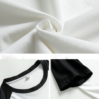 Áo Thun Raglan Nam Nữ Trơn Basic K1774