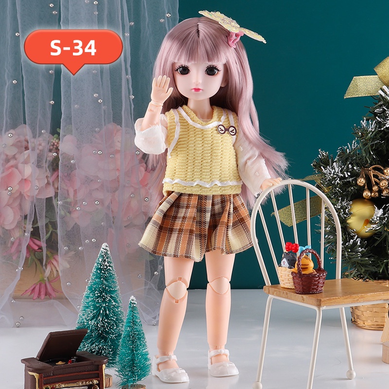 Búp Bê 30cm 22 Khớp Tỉ Lệ 1/6 Điệu Đà