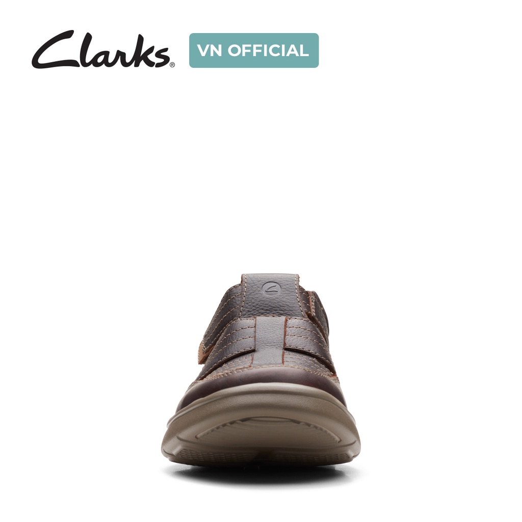 Giày Lười Da Nam Clarks Bradley Cove màu nâu