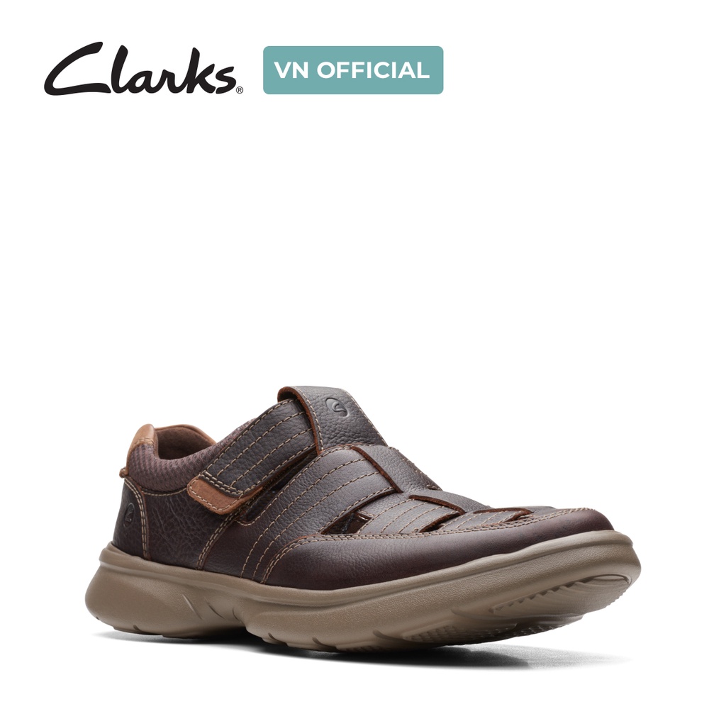 Giày Lười Da Nam Clarks Bradley Cove màu nâu