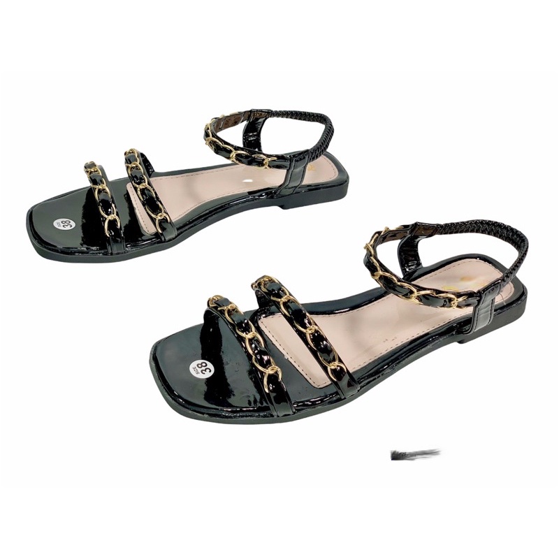 Dép Sandal Nữ Quai Xích Thời Trang Dép Xích Quai Chéo