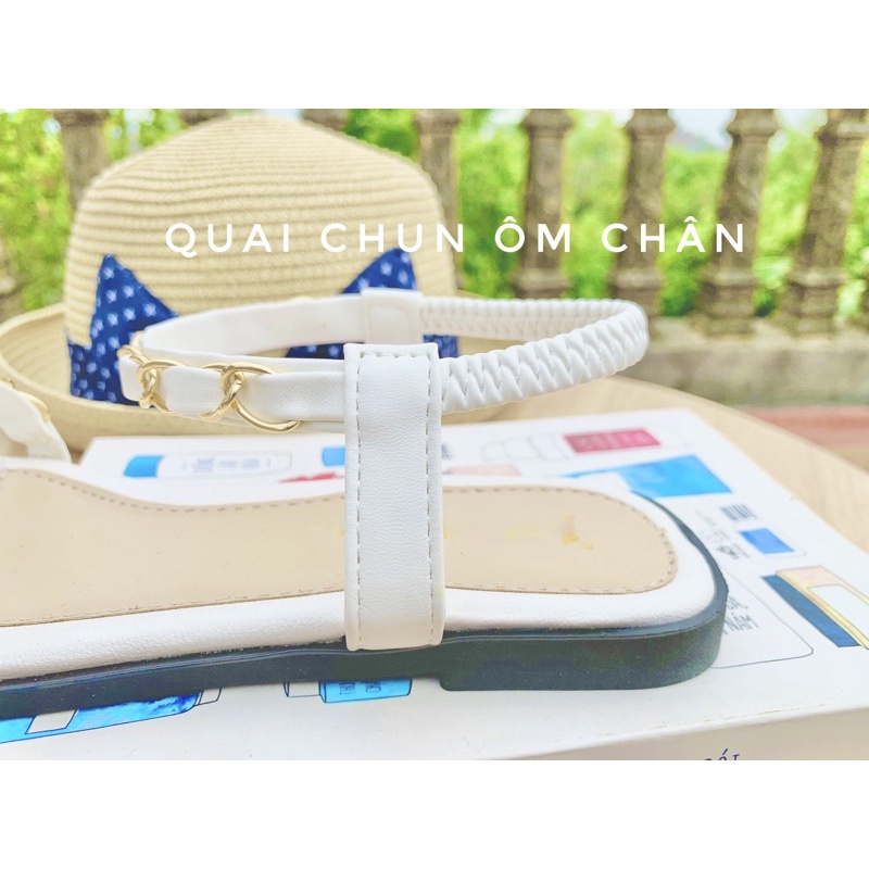 Dép Sandal Nữ Quai Xích Thời Trang Dép Xích Quai Chéo