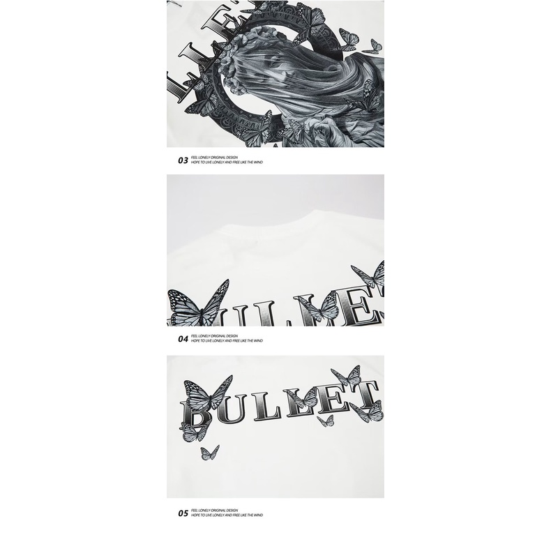 Áo Thun Tay Ngắn Cổ Tròn In Hình Thời Trang Mùa Hè Phong Cách Harajuku Cho Nam