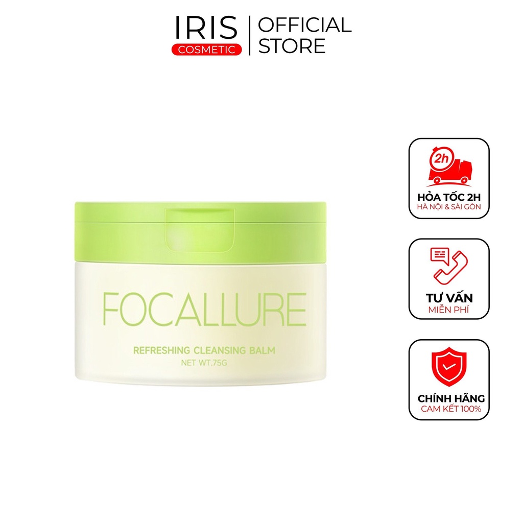 Kem Sáp Tẩy Trang Focallure Chiết Xuất Thực Vật Làm Sạch Sâu 75ml 10X Dưỡng Ẩm Không Gây Kích Ứng 75g