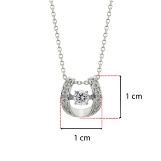 Dây chuyền Dancing Stone bạc Nhật Bản ESTELLE