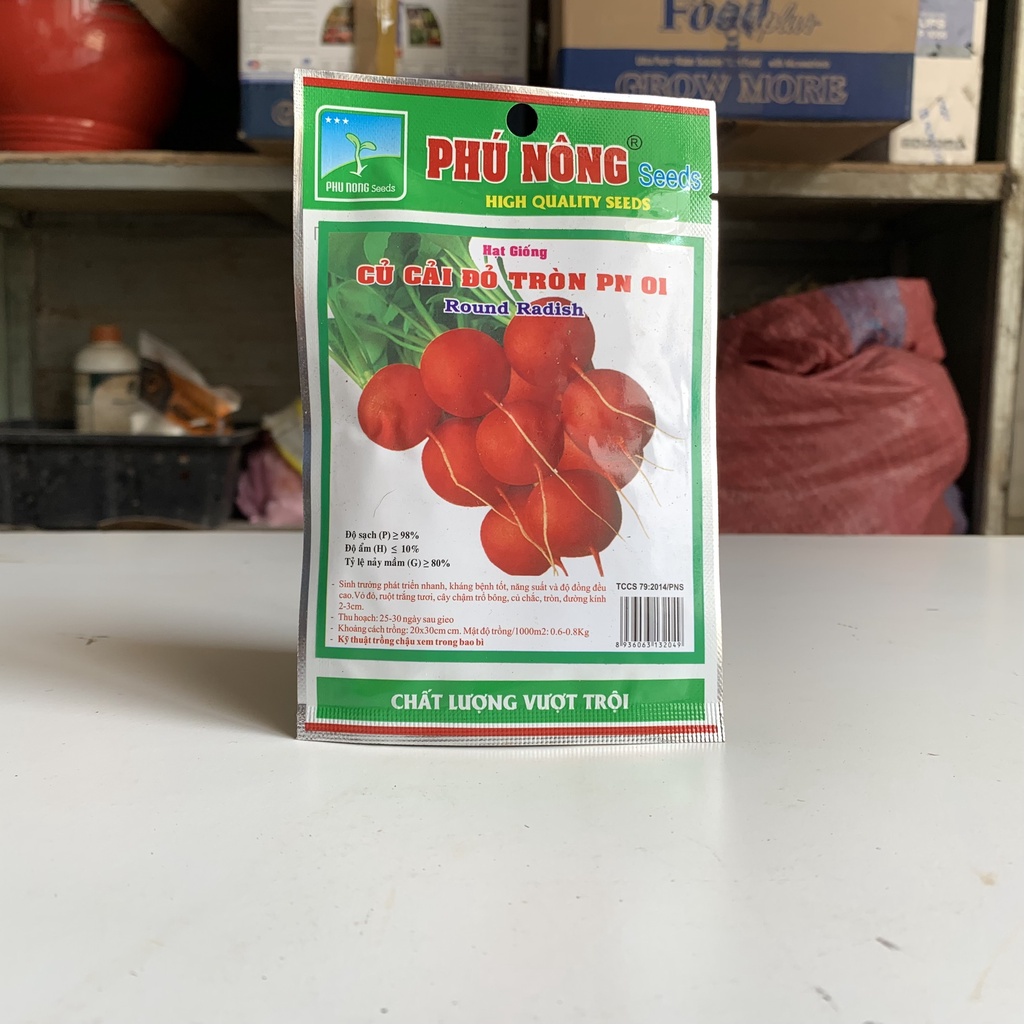 Hạt giống Củ Cải Đỏ Tròn PN 01