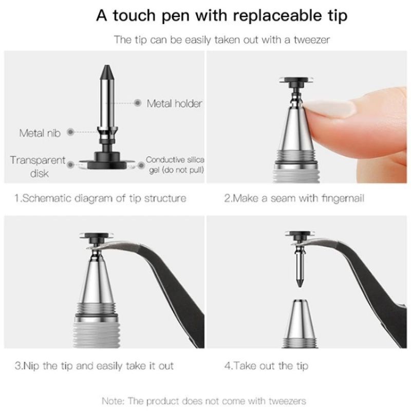 Bút cảm ứng điện dung 2 trong 1 Baseus Golden Cudgel Capacitive Stylus Pen ACPCL cho Smartphone/ Tablet/ i-Pad