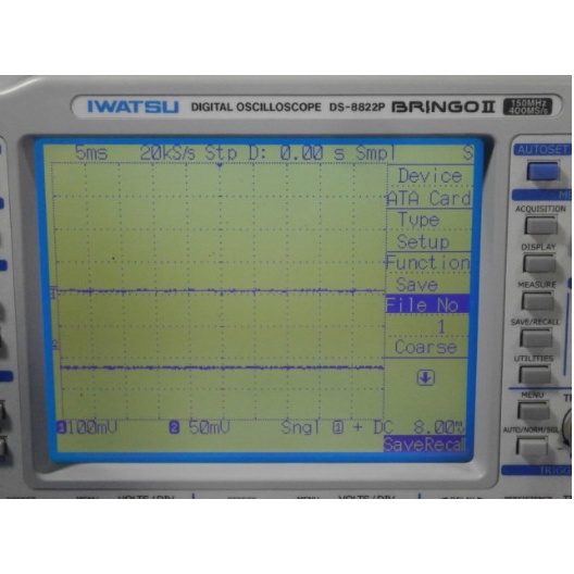 Máy hiện sóng IWATSU DS-8822P OSCILLOSCOPE 150MHz, 400MS/s PVN22858
