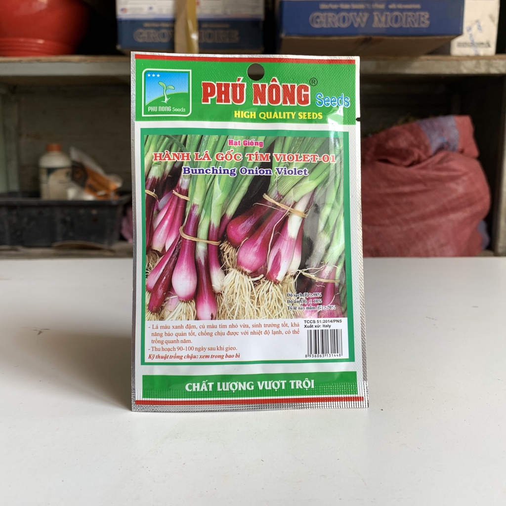 Hạt giống Hành lá gốc tím Violet 01