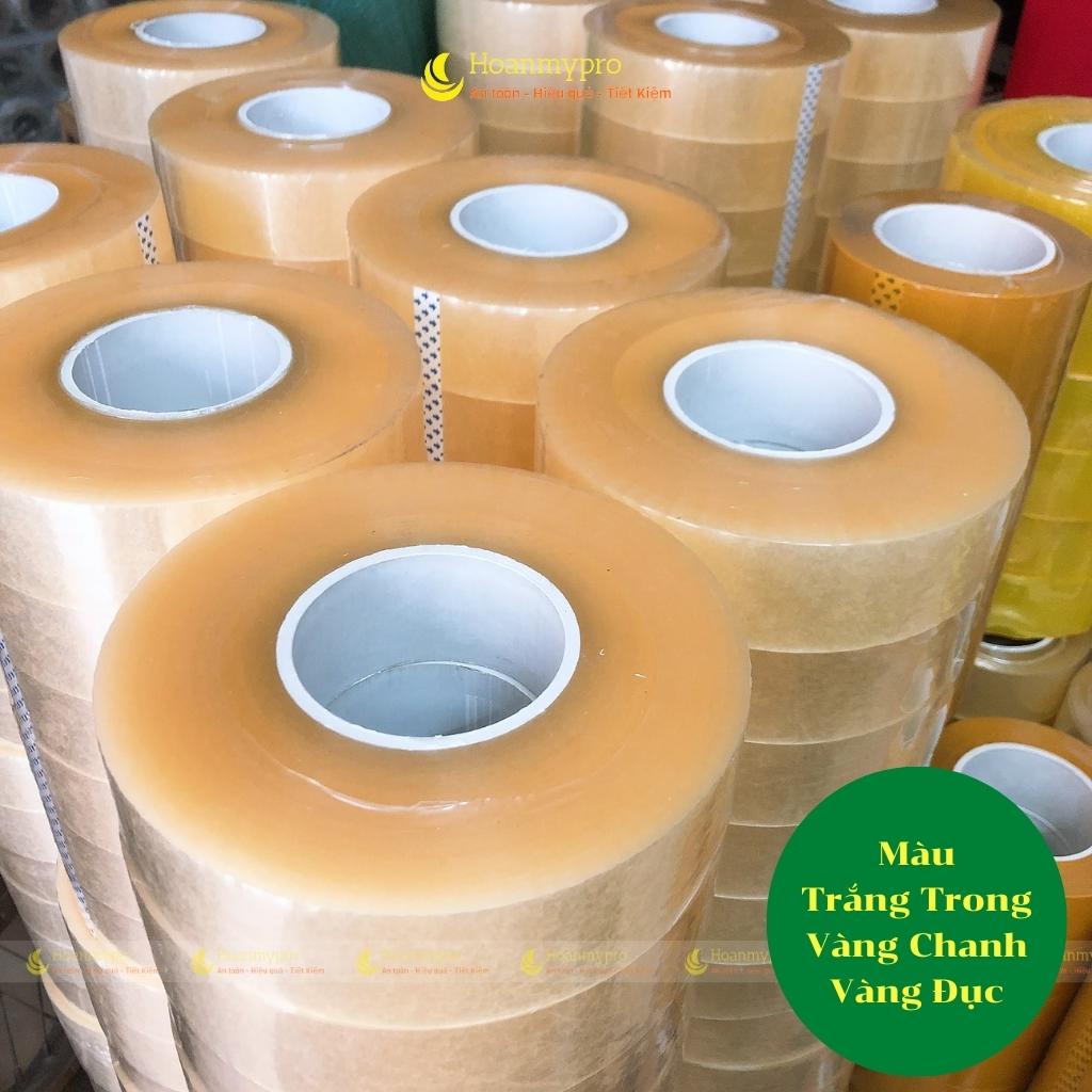 Cuộn băng dính băng keo đóng hàng 1kg lõi mỏng