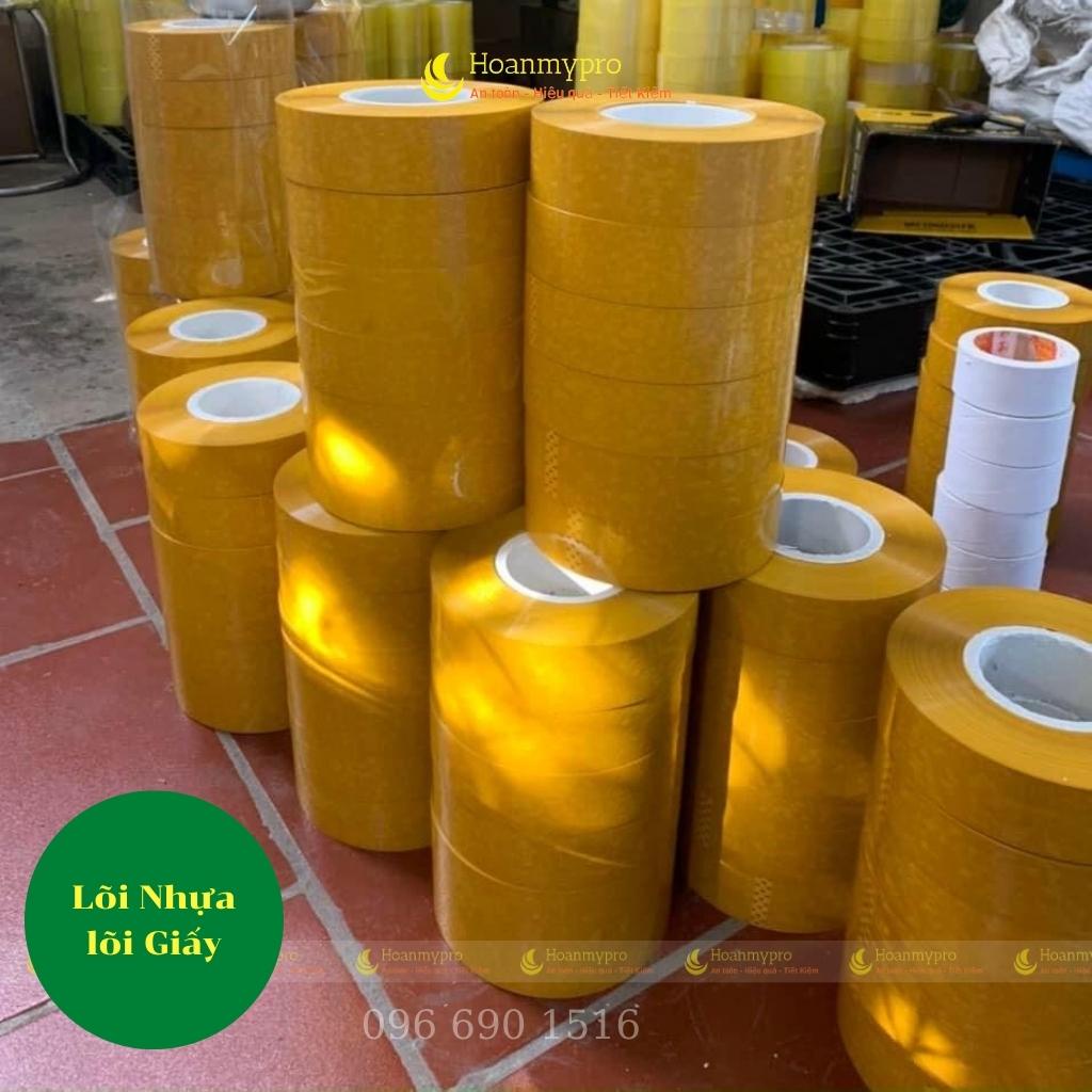 Cuộn băng dính băng keo đóng hàng 1kg lõi mỏng
