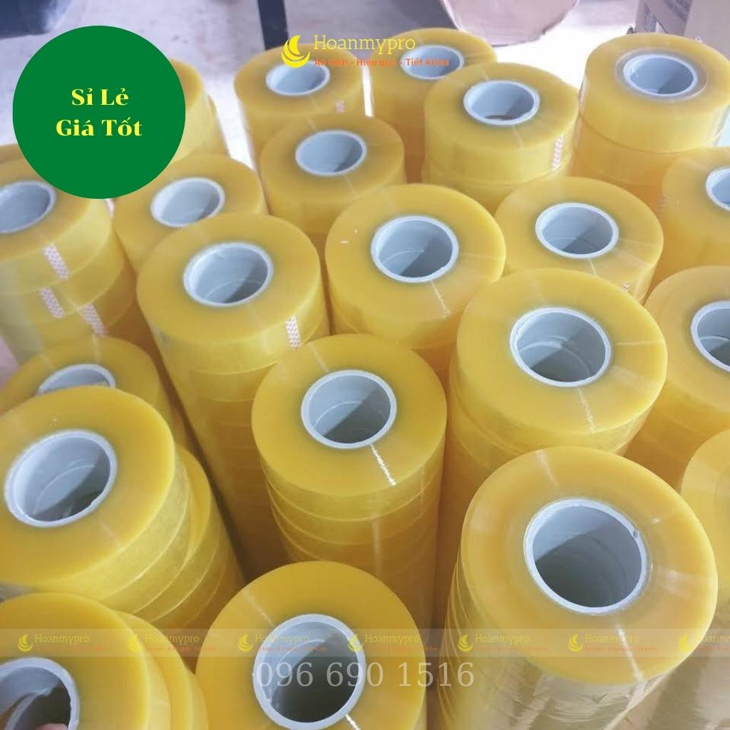 Cuộn băng dính băng keo đóng hàng 1kg lõi mỏng