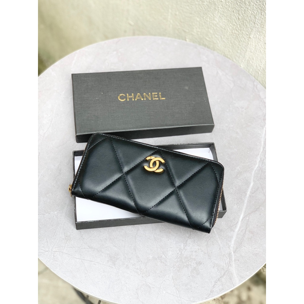 Ví Cầm Tay Thời Trang Sọc lớn Size 19