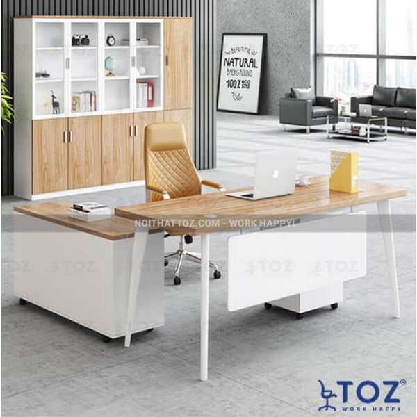 Bàn giám đốc TOZ Coral 1m6, bàn làm việc văn phòng cao cấp CTP07