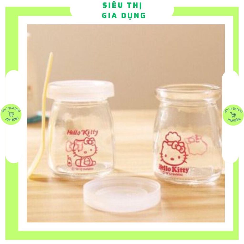Set 12 lọ thủy tinh, hũ thủy tinh làm bánh caramen, làm sữa chua cao cấp có nắp đậy