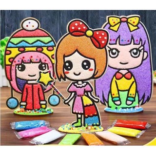 Tranh gỗ bọt xốp, Tranh gỗ bẻ, Tranh slime bọt biển,Tranh Thủ công DIY cho bé, Tranh cát xốp nhiều hình cho bé