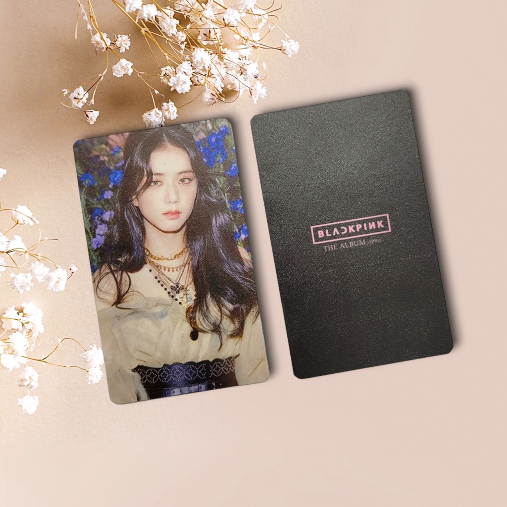 BLACKPINK "JISOO SOLO" - Giấy Cứng C300 - Cán Màng Bảo Vệ