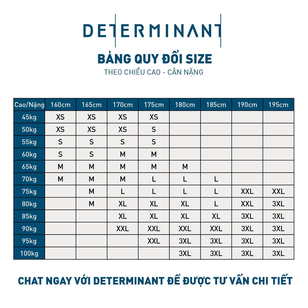 Áo thun nam Polo Pique thấm hút tối đa thương hiệu Determinant - màu Xanh da trời [P01]