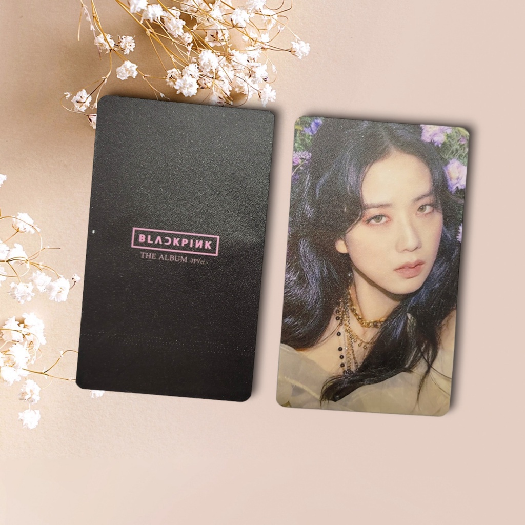 BLACKPINK "JISOO SOLO" - Giấy Cứng C300 - Cán Màng Bảo Vệ