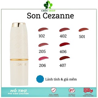 Son lì Cezanne Lasting Lip Color N 501 - 407 - 406 - 402 - 206 - 205 - 102 Nhật bản