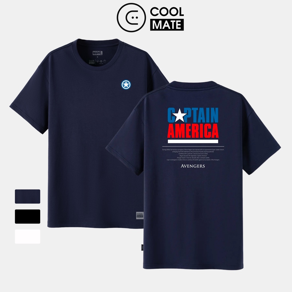 Áo Thun Marvel Captain America - Thương hiệu Coolmate