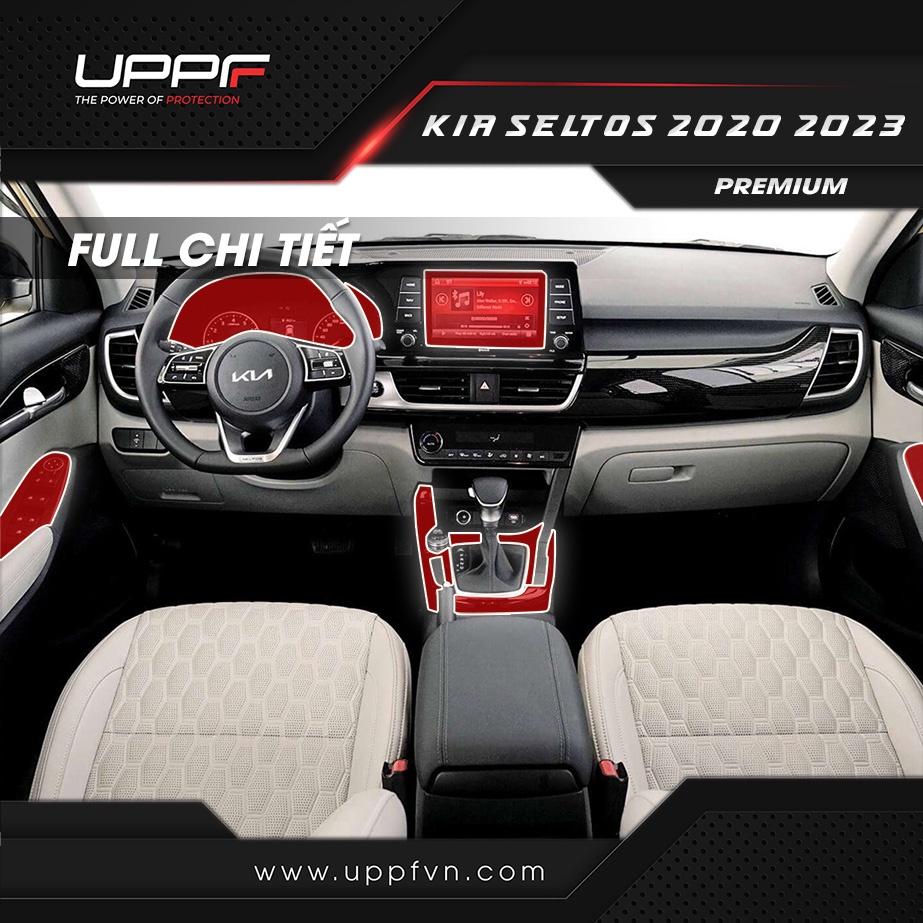 PPF trong suốt dán bảo vệ nội thất xe Kia Seltos