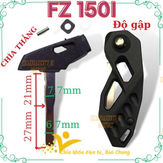 Phôi chìa khóa xe máy yamaha FZ150i phân khối lớn, chìa thẳng và độ gập mẫu mới