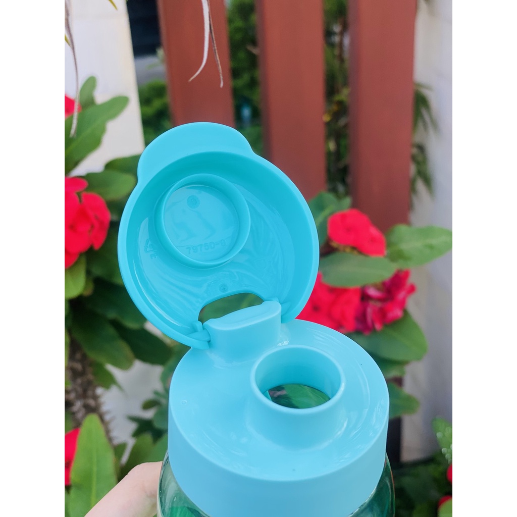 Bình nước nhựa cho bé mang đi học mini lohas Tupperware 350ml nhựa nguyên sinh an toàn có quai xách chính hãng bảo hành