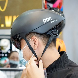 (Chính Hãng) Nón xe đạp POC Falcon có kính