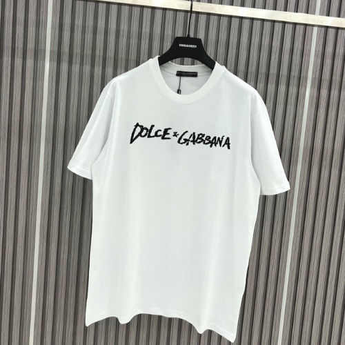 Áo Phông Nam Trơn In Chữ DG Cotton Trẻ Trung Siêu Đẹp