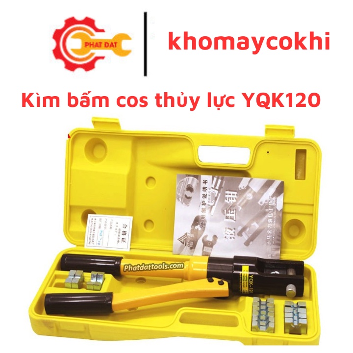 Kìm bấm cos thủy lực YQK120 - Phạm vi ép 120mm2 - Bảo hành 6 tháng
