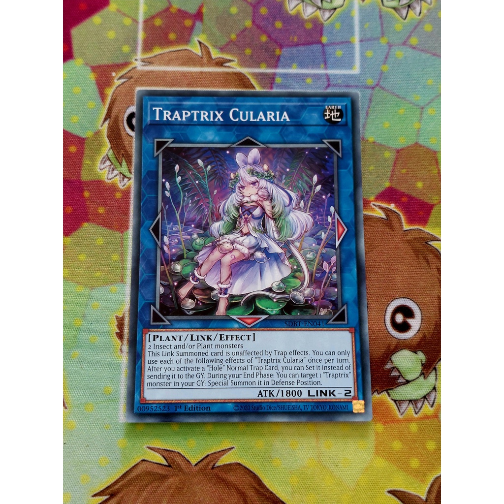 Thẻ Bài Yugioh Link Traptrix Cularia - SDBT-EN041 - Common