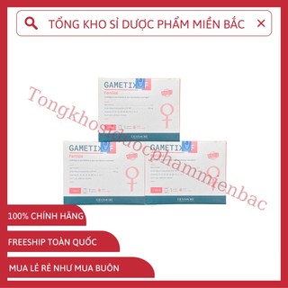Thực phẩm chức năng gametix f bổ trứng dành cho phụ nữ buồng trứng đa nang