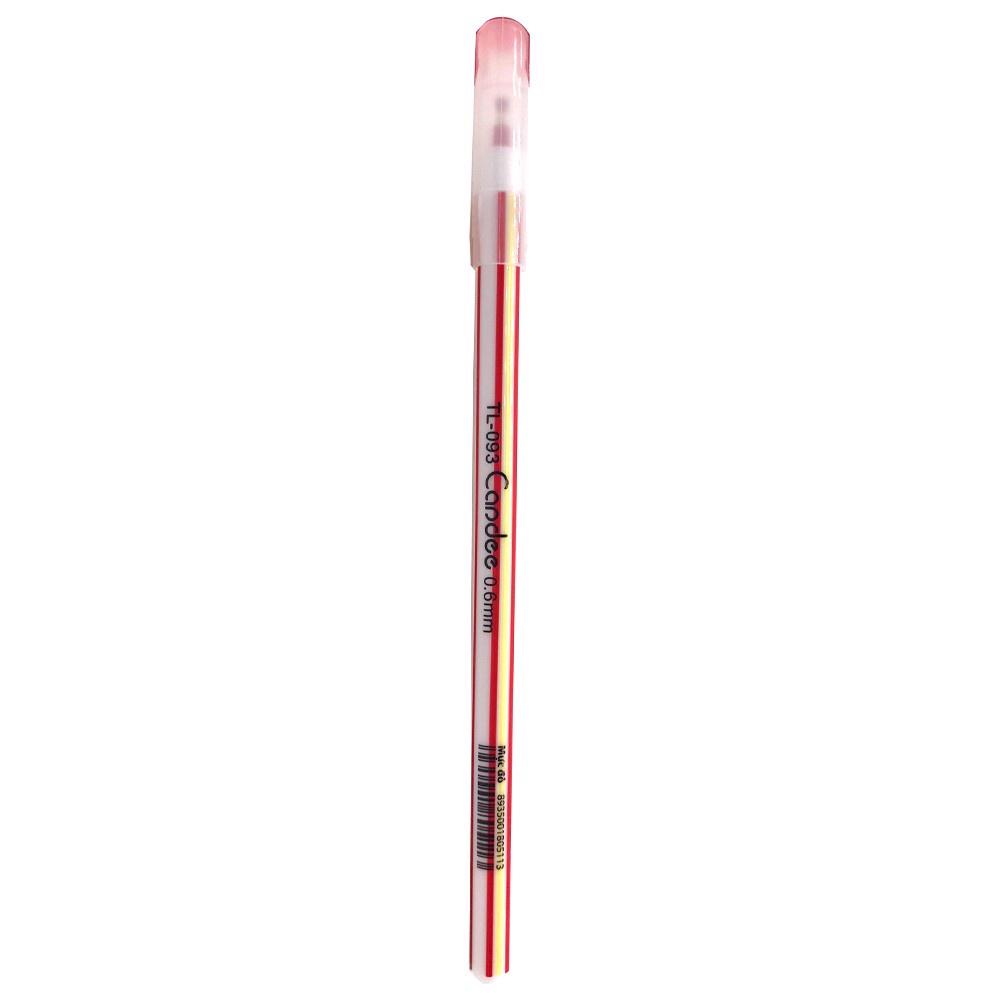 Bút Bi Thiên Long Candee 0.6mm TL-093 (Mực Đỏ)