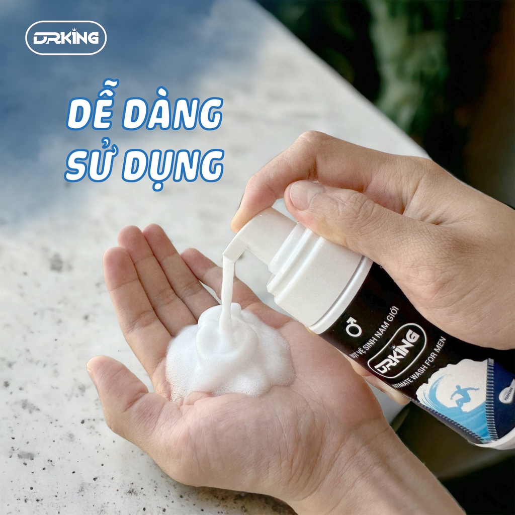 Bọt vệ sinh nam giới DR.KING Dung dịch vệ sinh nam 100ml mt01